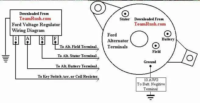 voltage regulator wire diagram