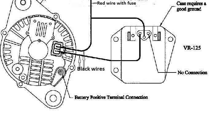 voltage regulator wire diagram