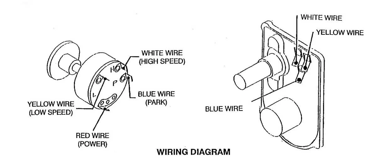 wiper motor wiring diagram