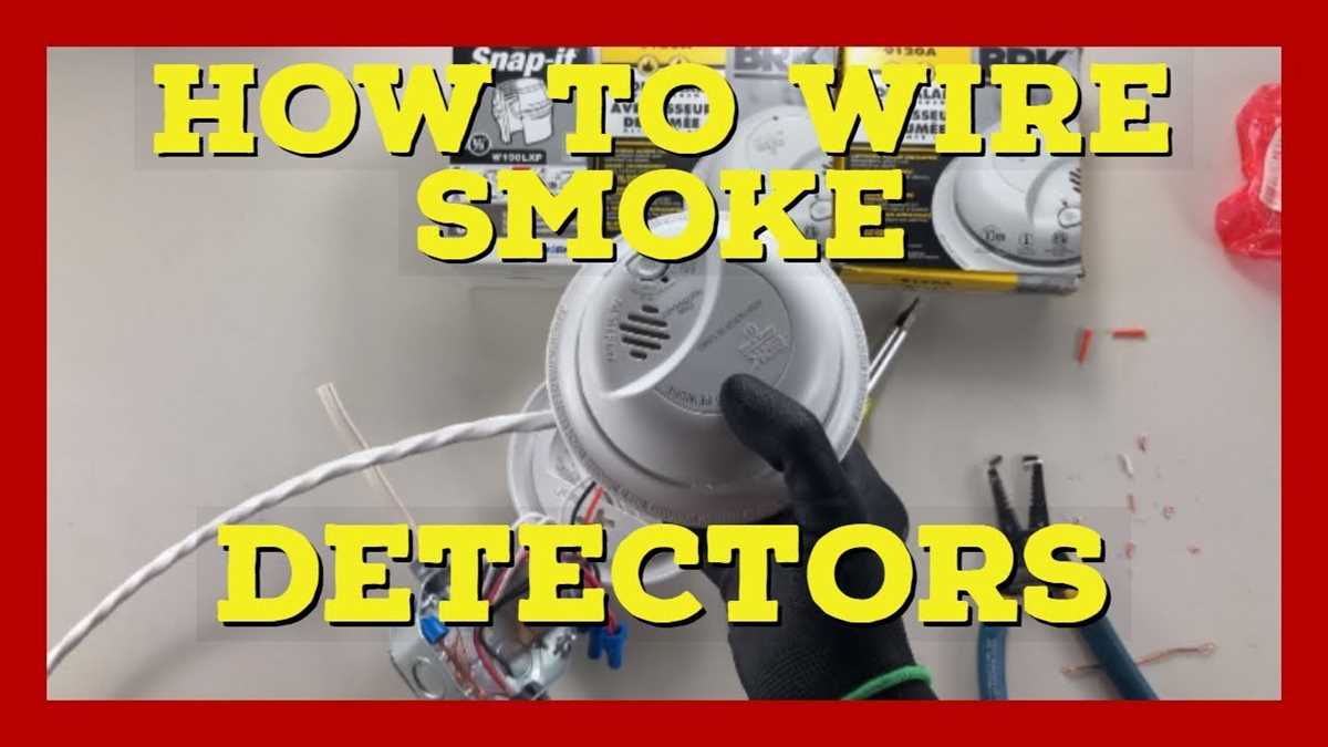 A step-by-step guide to properly wiring a smoke alarm Wiring a smoke alarm