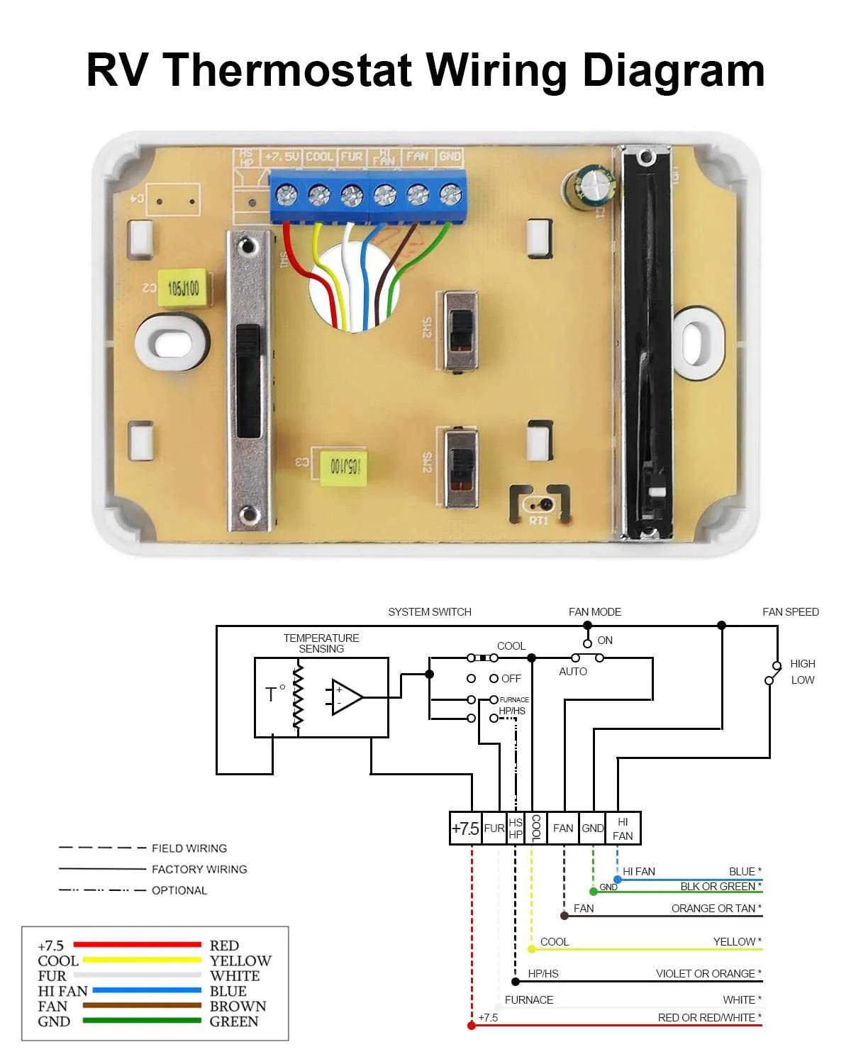 wiring diagram dometic air conditioner